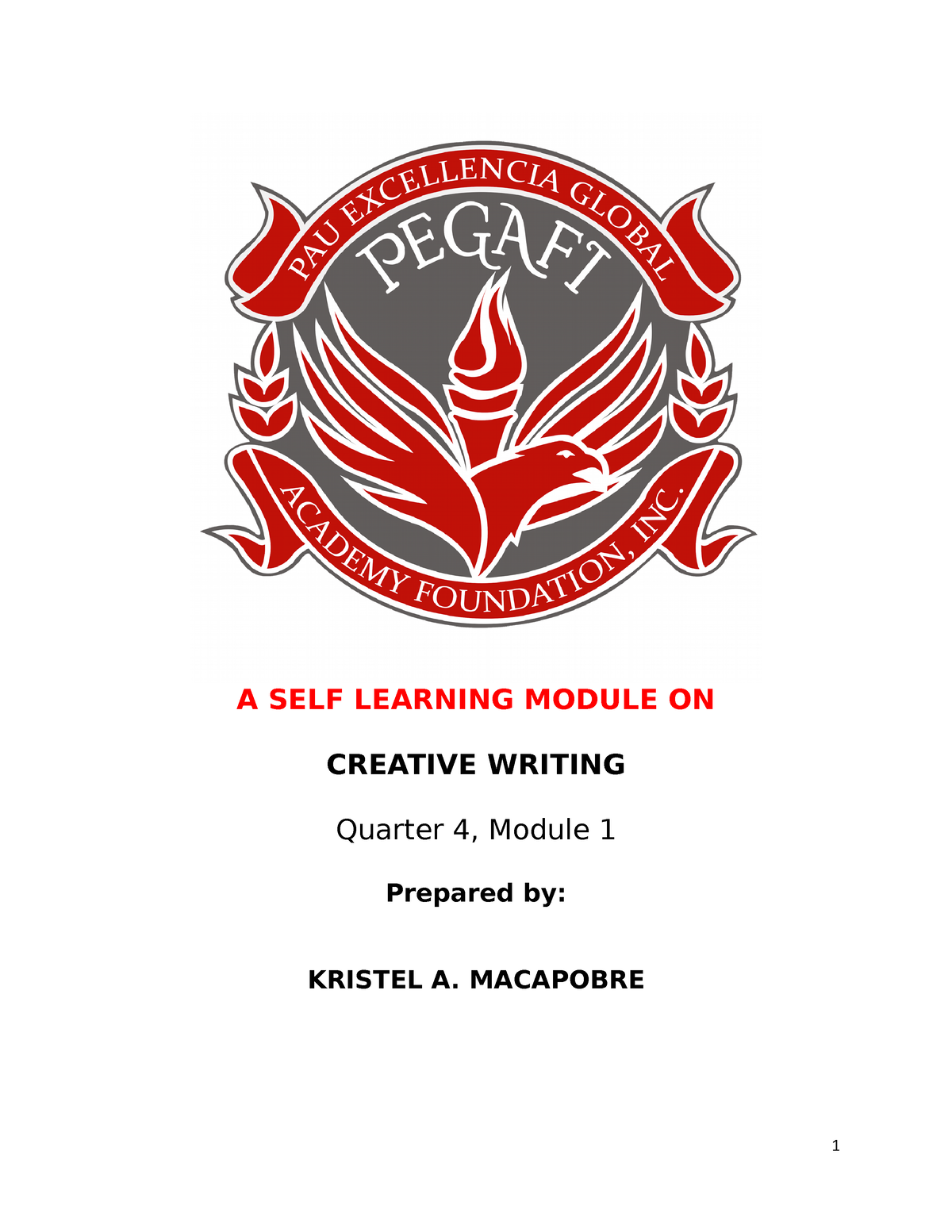 creative writing quarter 4 module 5