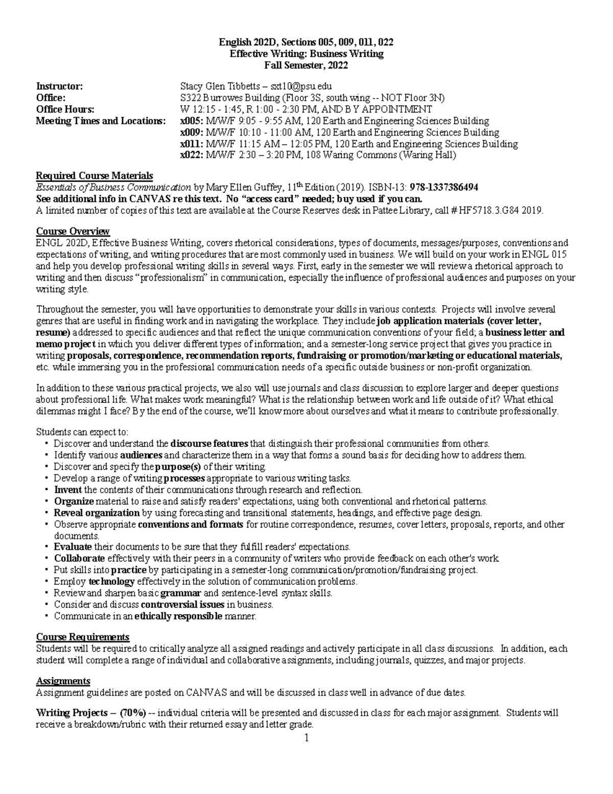 Tibbetts FALL 2022 English 202D Syllabus - English 202D, Sections 005 ...