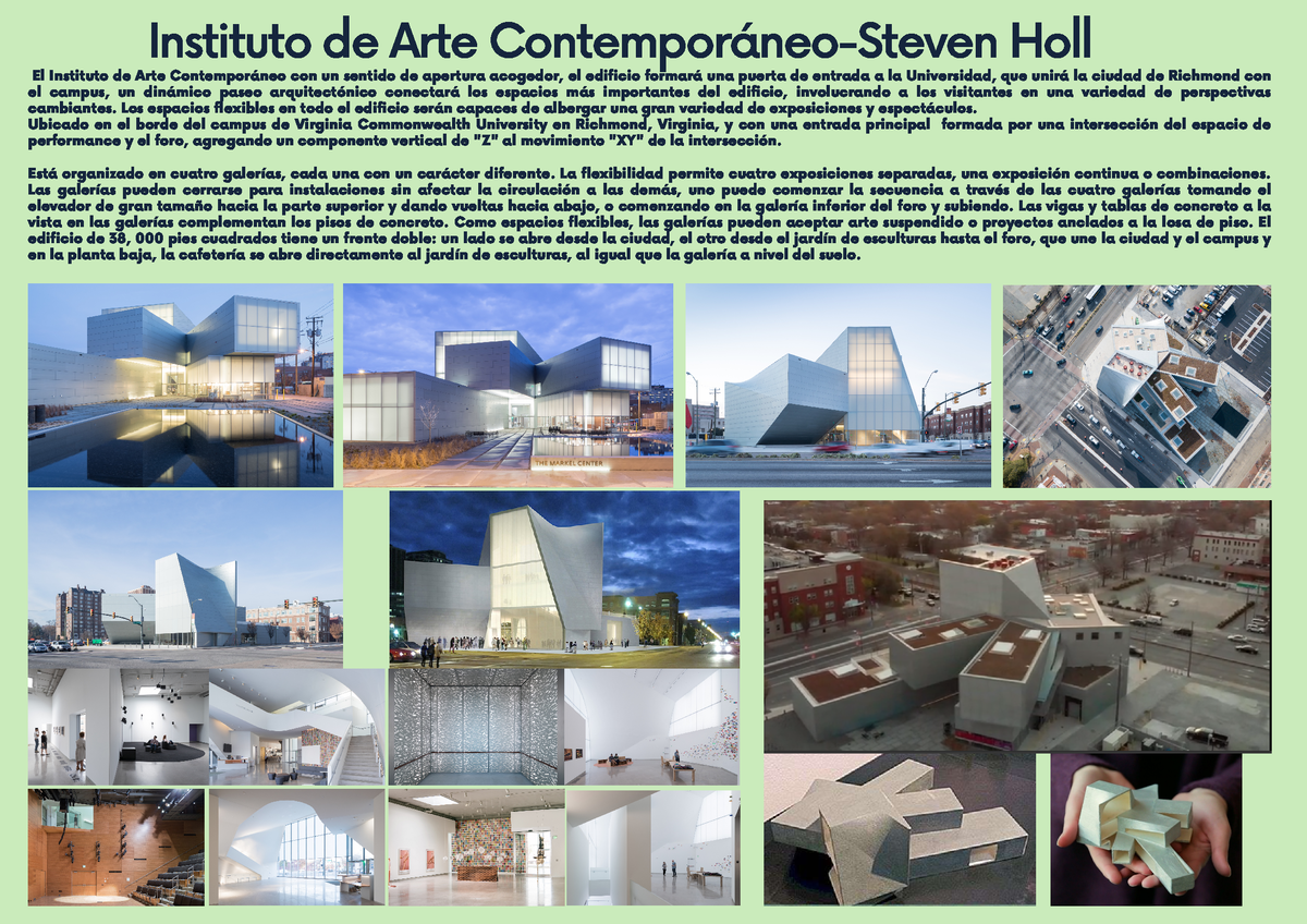 Steven Holl El Instituto De Arte Contempor Neo Con Un Sentido De Apertura Acogedor El