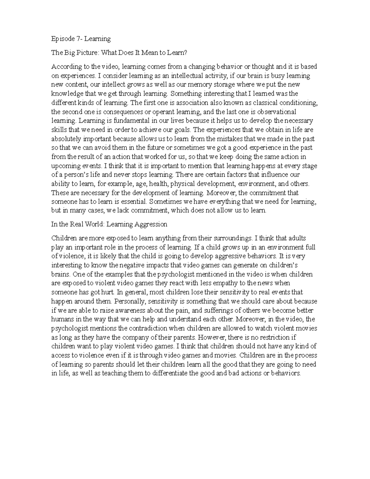 Reflection 5-convertido - Episode 7- Learning The Big Picture: What ...