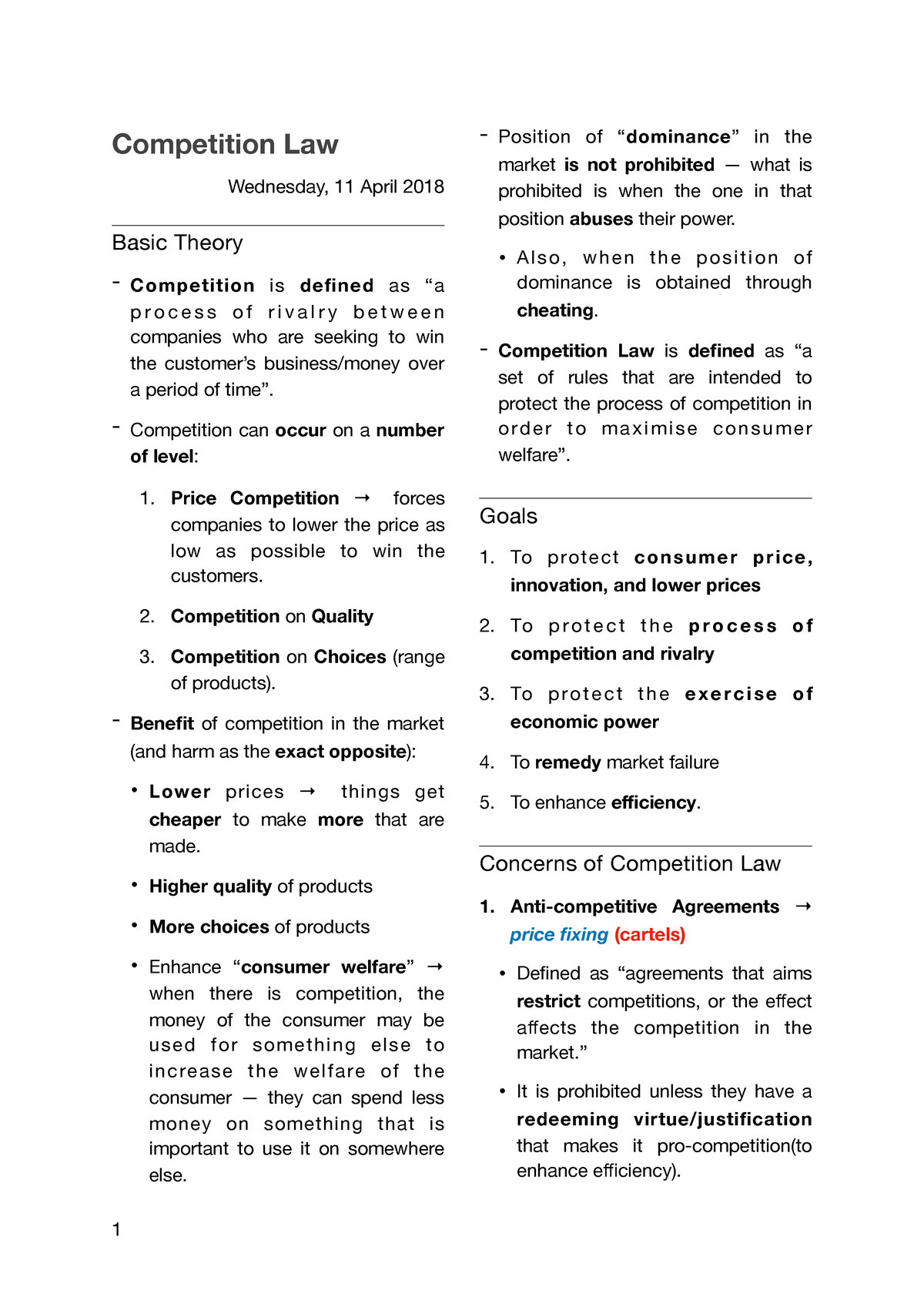 competition law thesis topics