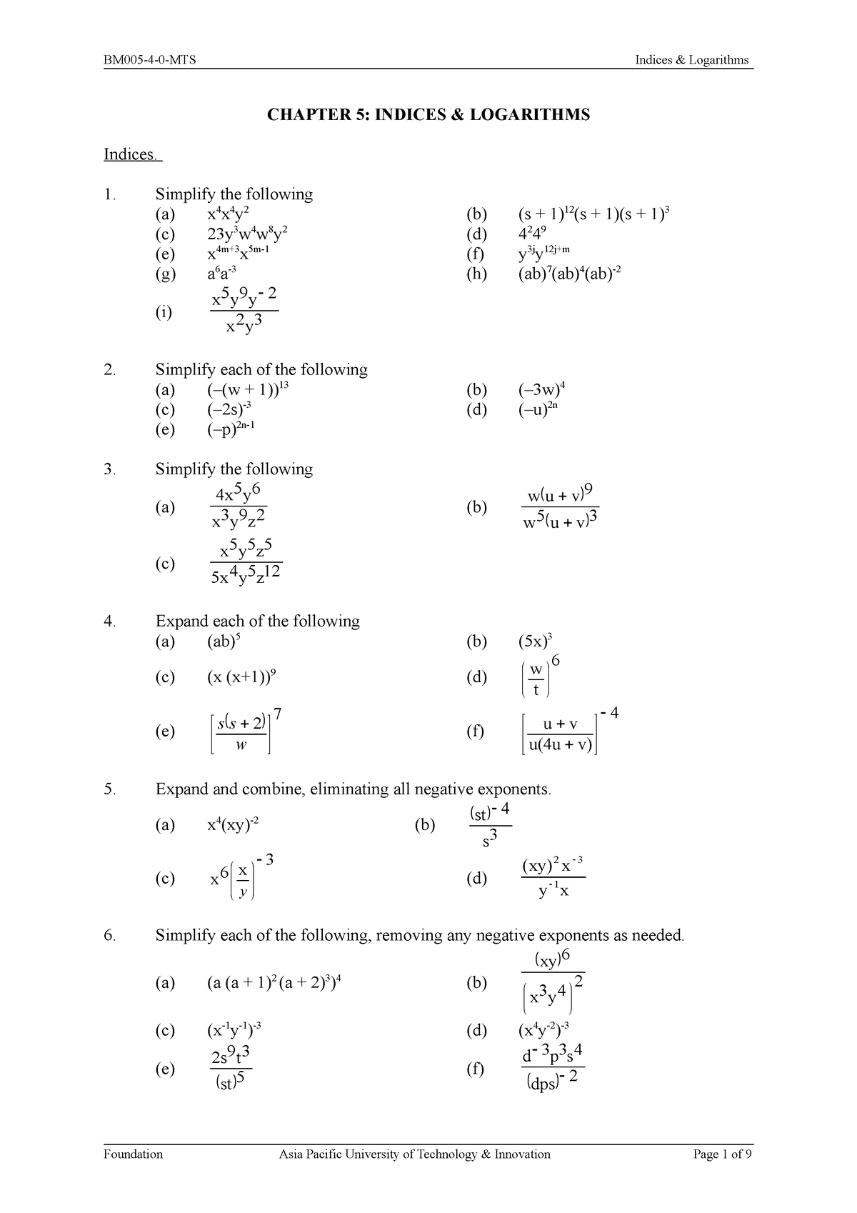 t5-indices-logarithms-updated-chapter-5-indices-logarithms