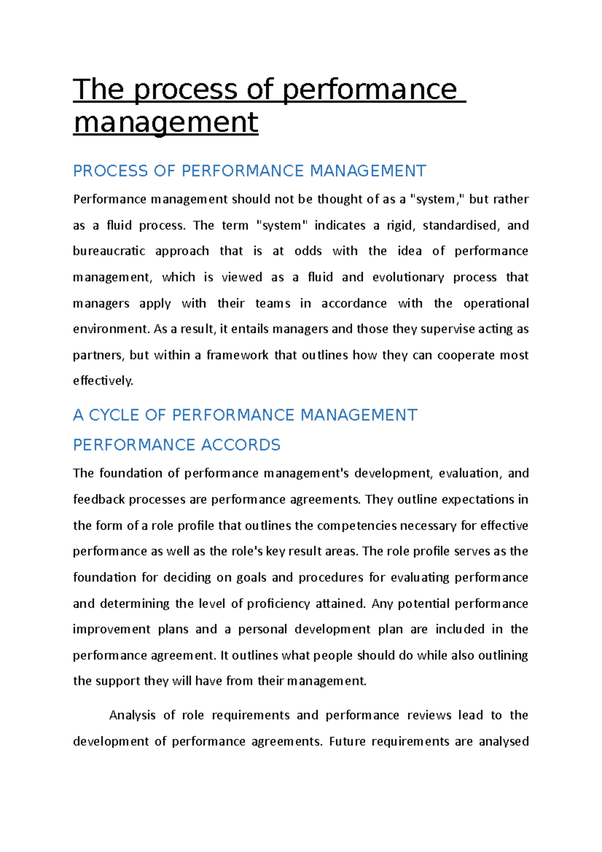 the-process-of-performance-management-the-process-of-performance