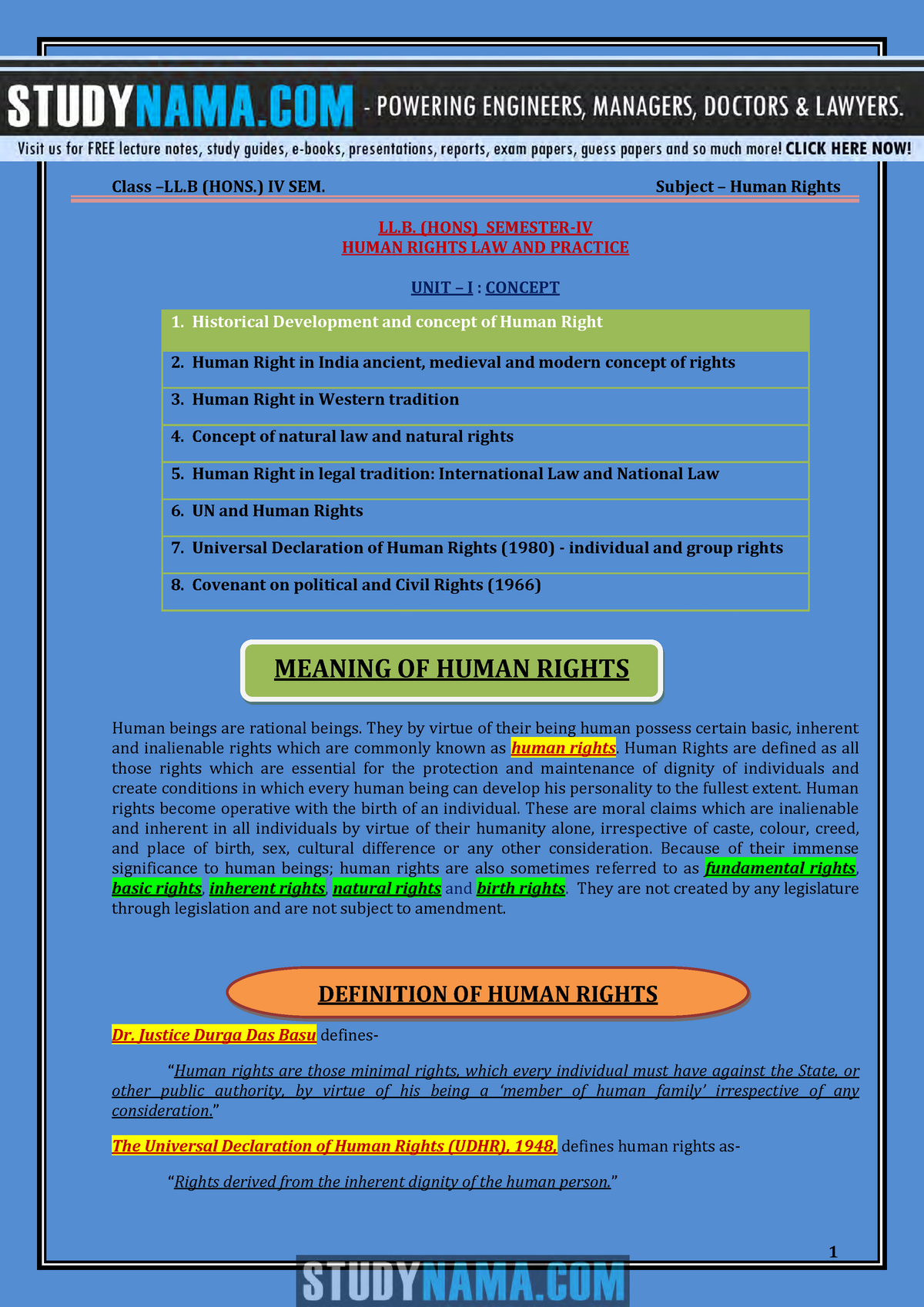 human-rights-law-llb-notes-ll-hons-semester-iv-human-rights-law