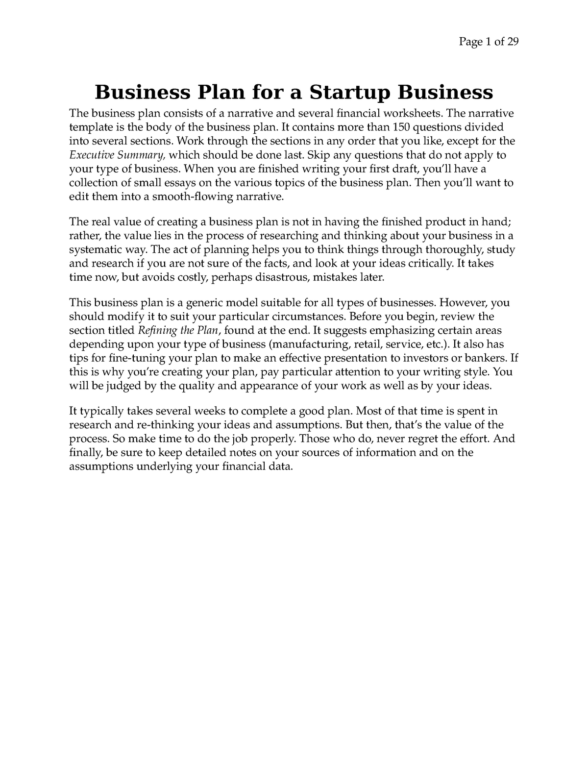 business-plan-for-a-startup-business-the-narrative-template-is-the