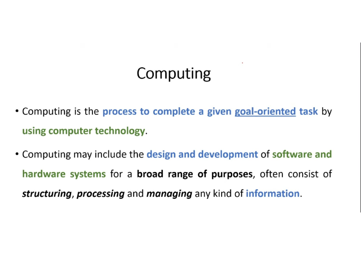 Intro PDC - its all bscs notes - Computer Science - Studocu