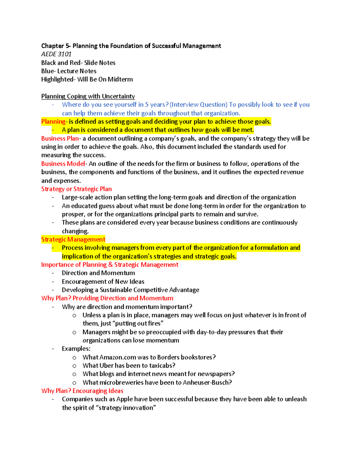Chapter 5- Ag Business- PDF - Chapter 5- Planning the Foundation of ...