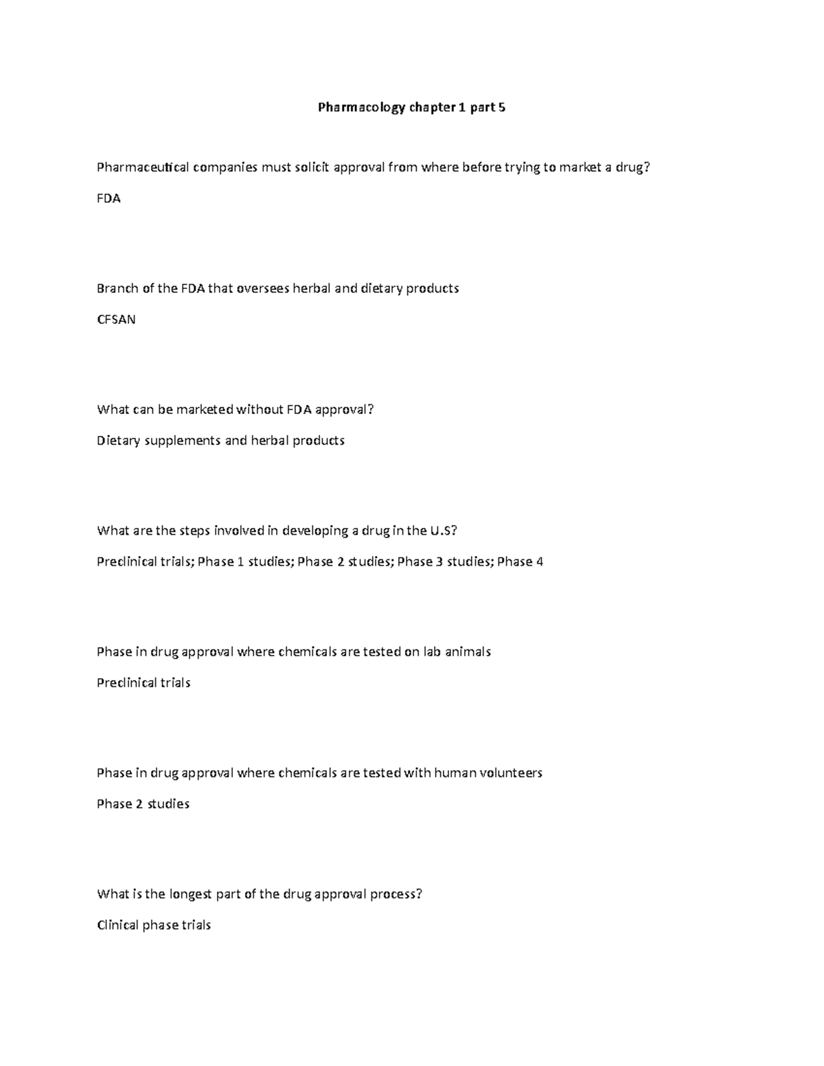 Pharmacology chapter 1 part 5 - Pharmacology chapter 1 part 5 ...