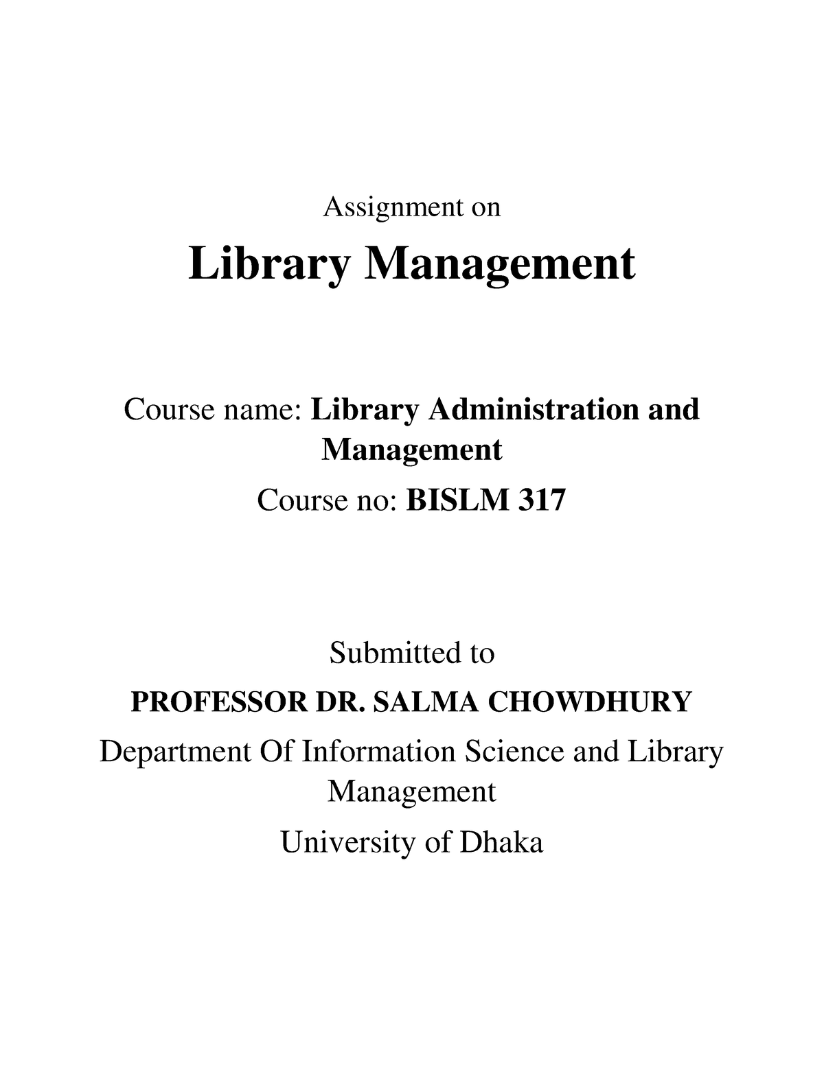 library management assignment expert