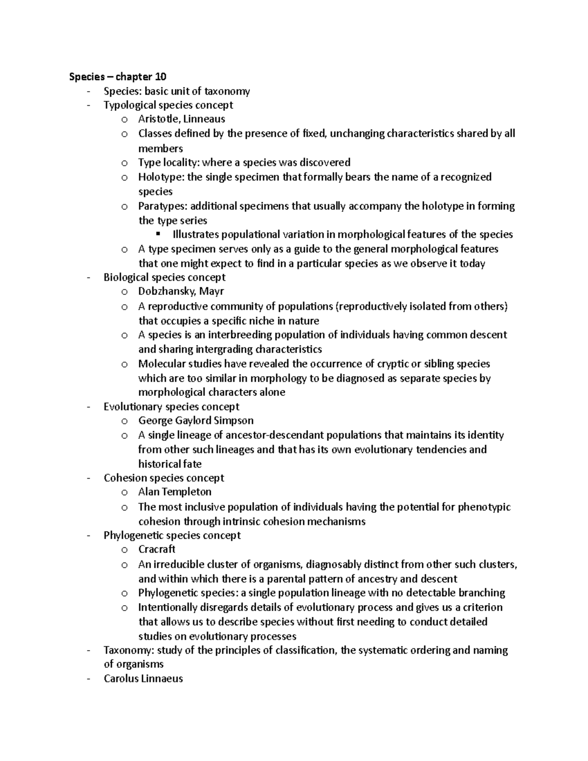 wku-biol-224-unit-1-notes-species-chapter-10-species-basic-unit