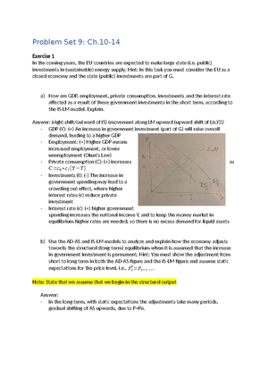 Problem set tutorial 3 - Macroeconomics, Fall 2021 Michael Koch October ...