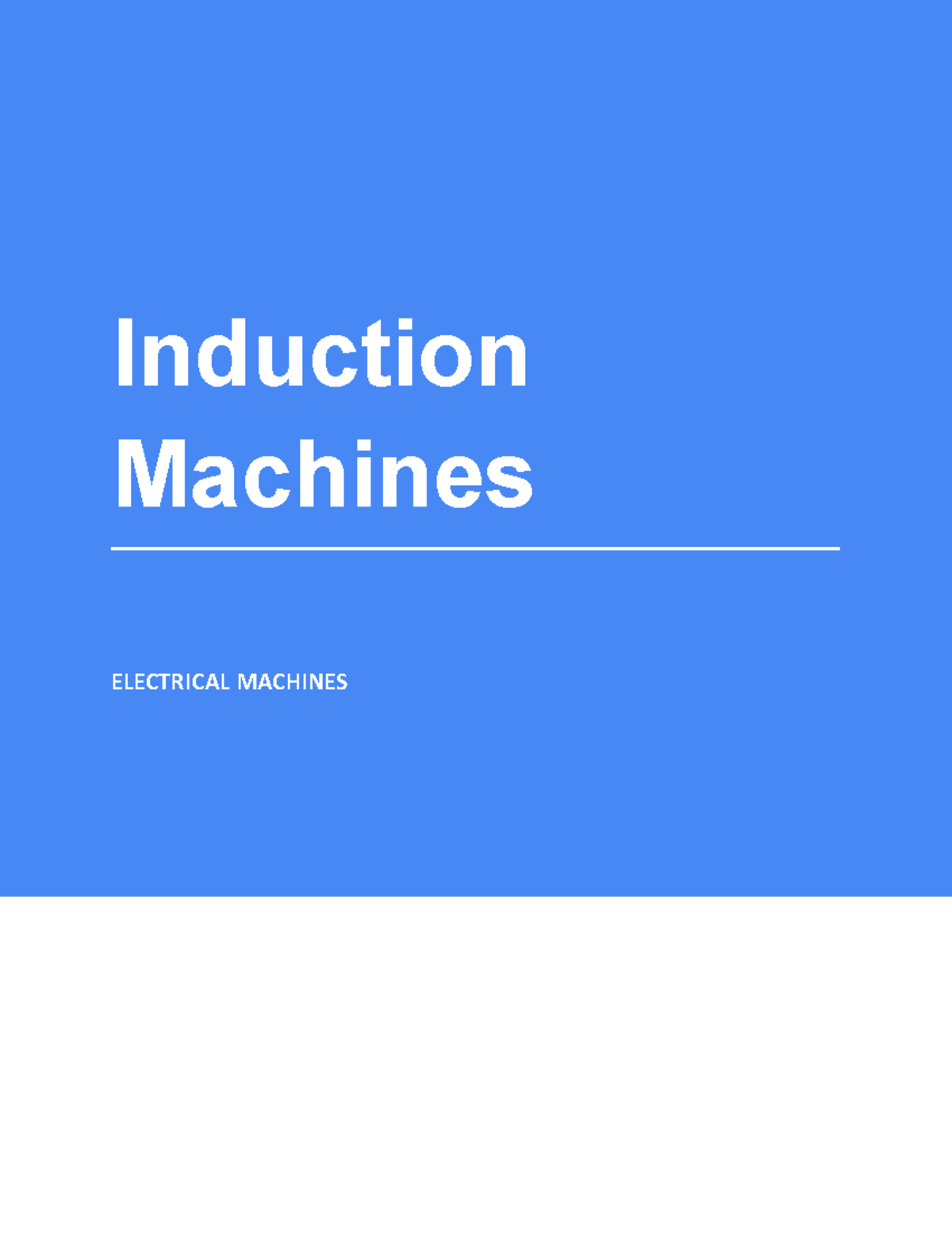 Induction Electrical Machines - Copyright © 2014-2020 TestBook Edu ...