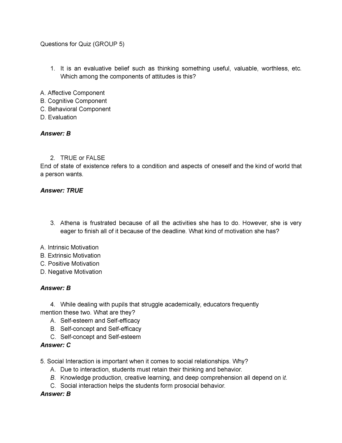 Assessment in Learning 2 - Bachelor of Early Childhood Education 2nd ...