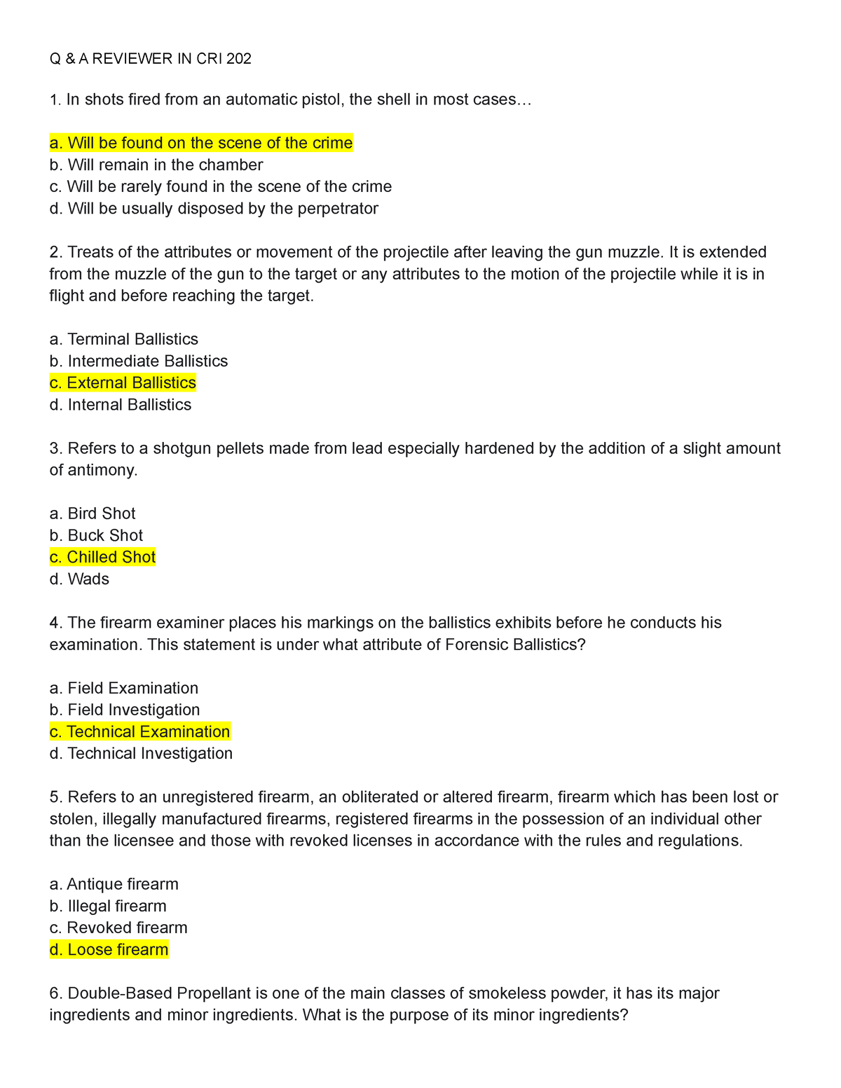 Q A Reviewer IN CRI 202 - N/A - Q & A REVIEWER IN CRI 202 In Shots ...