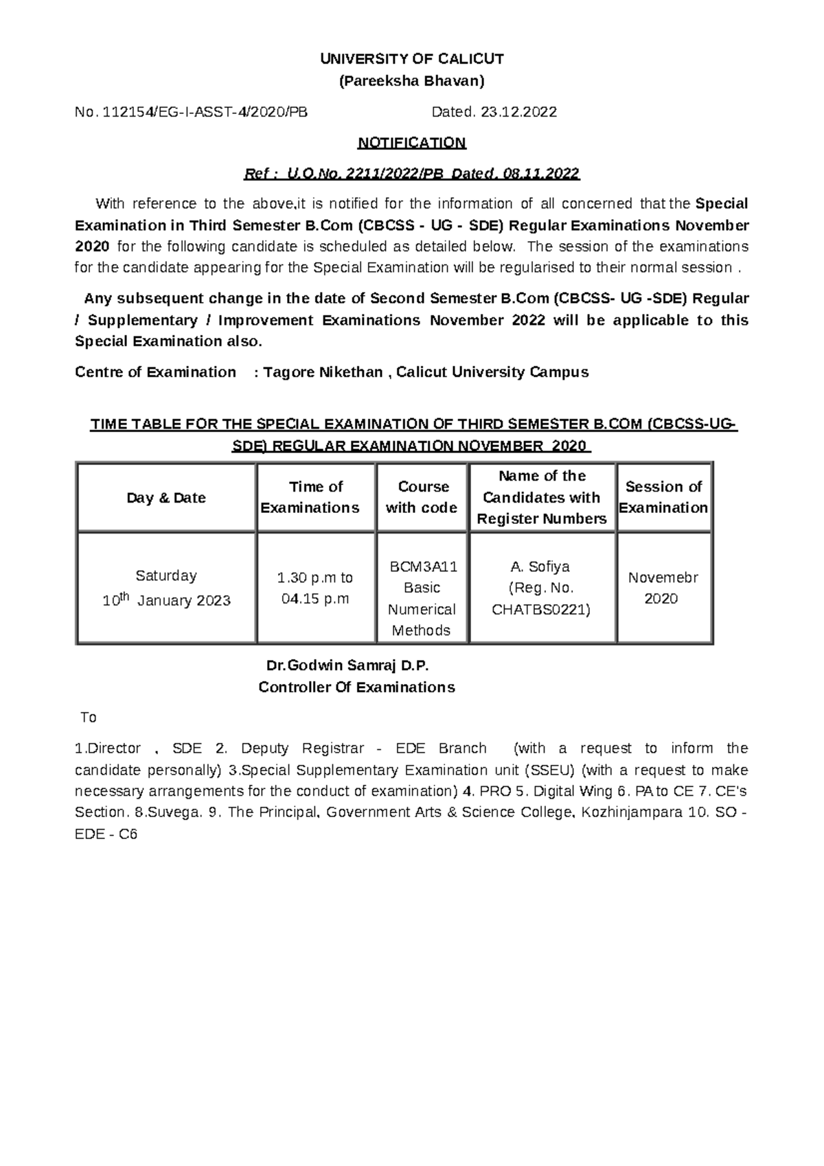 2022-12-24 11 47 58 time7332 - UNIVERSITY OF CALICUT (Pareeksha Bhavan ...