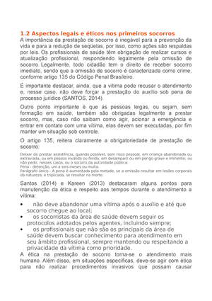 Pronto Socorro: quais os aspectos legais do socorro à vítima?