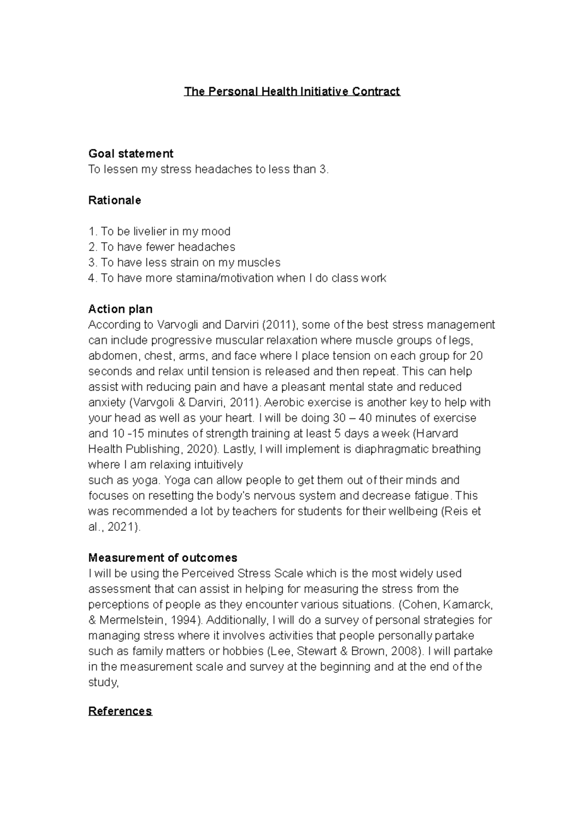 2017 PHI Contract structure 18 - The Personal Health Initiative ...