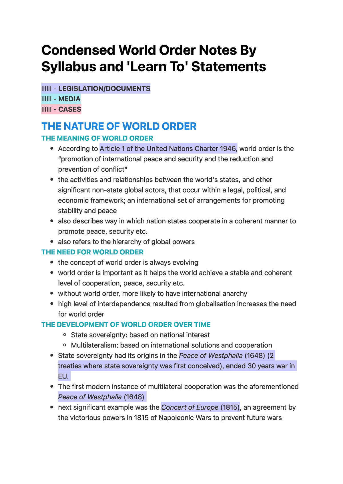 world order band 6 essay