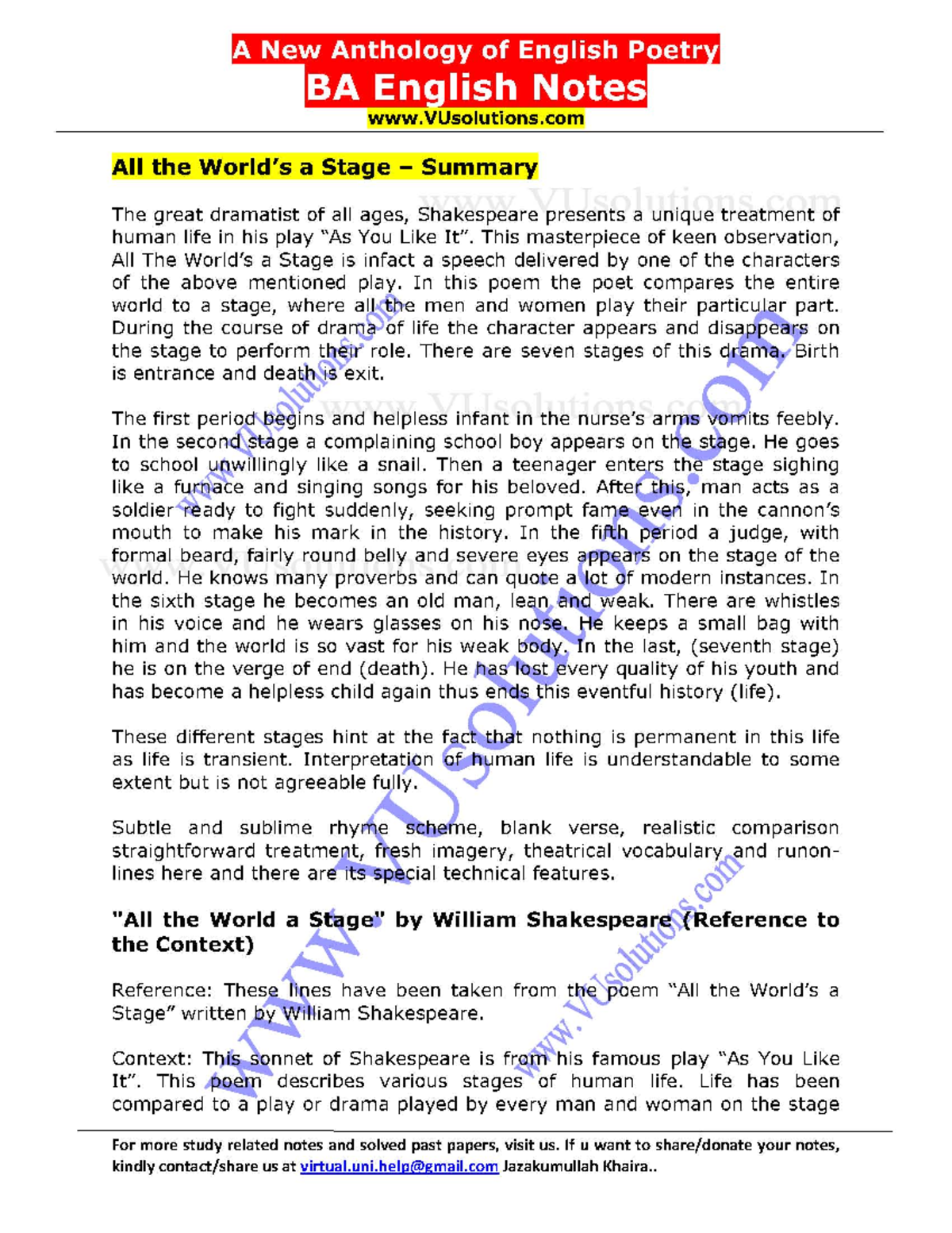 A-new-anthology-of-english-poetry-english-ba compress - English-IV ...
