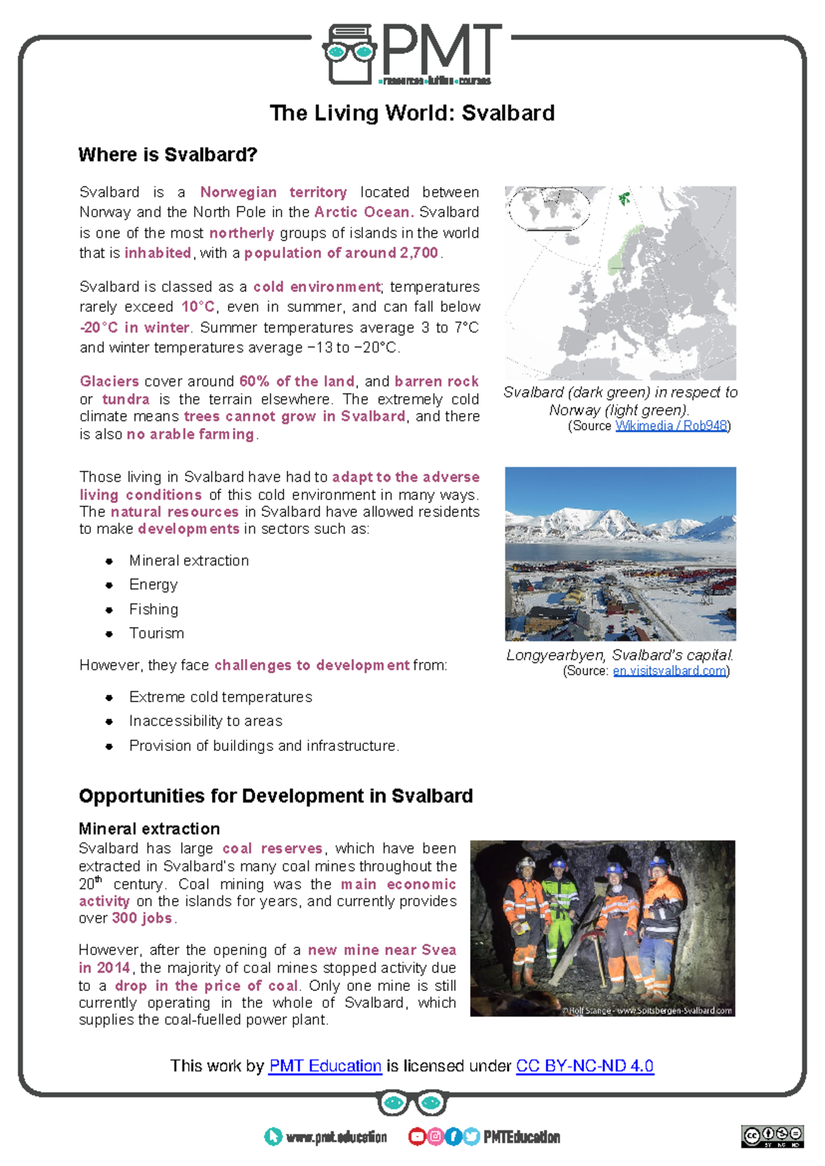 svalbard case study geography gcse