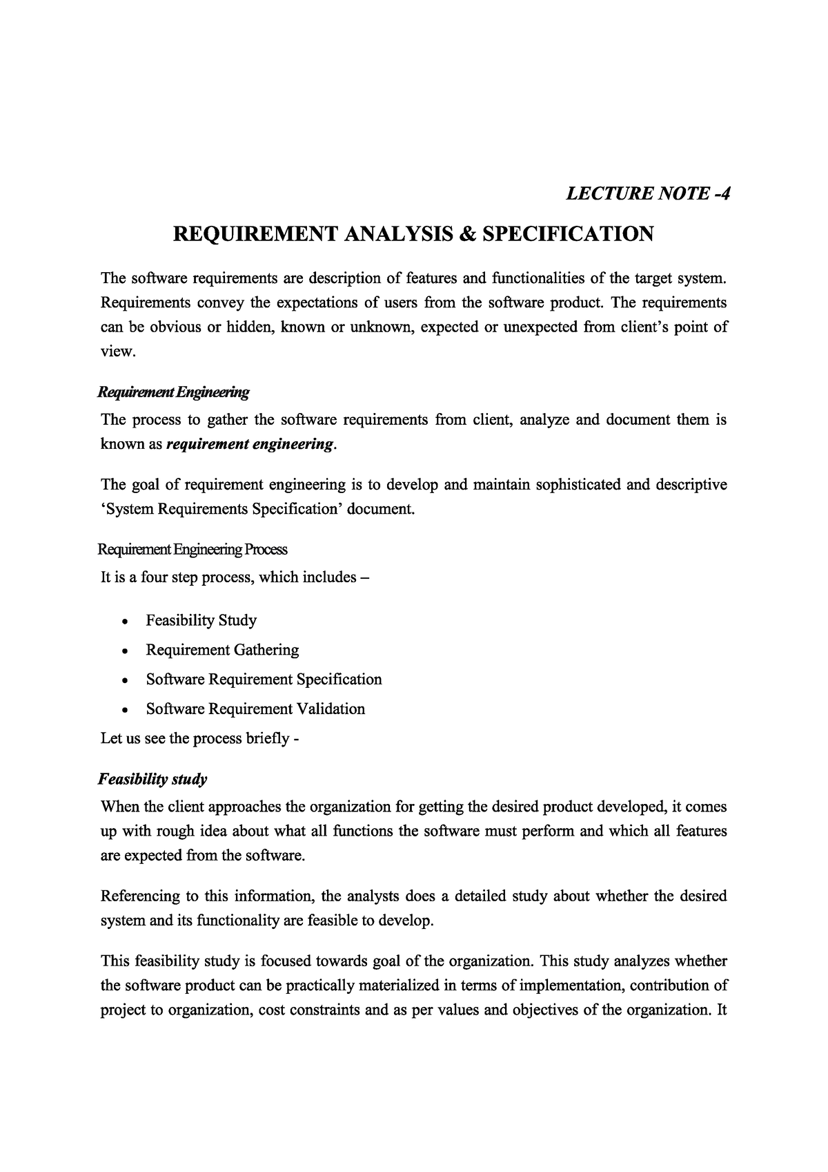 Requirement Analysis - ECE 2372 - Studocu