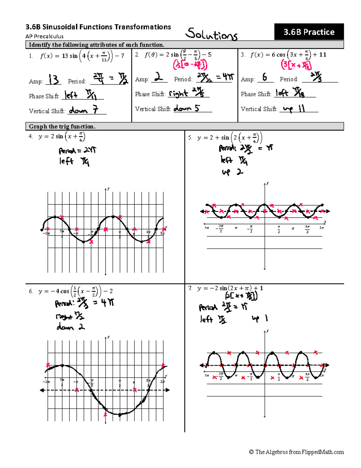 Appc 3 - ... - © The Algebros from FlippedMath 3 Sinusoidal Functions ...