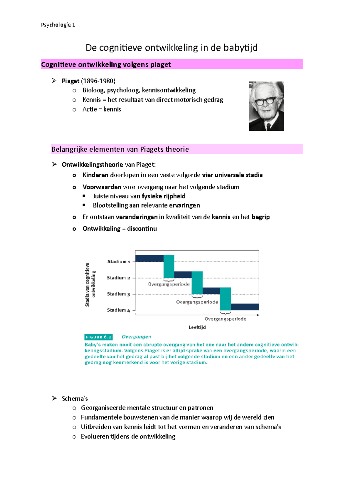 De Cognitieve Ontwikkeling In De Babytijd - De Cognitieve Ontwikkeling ...