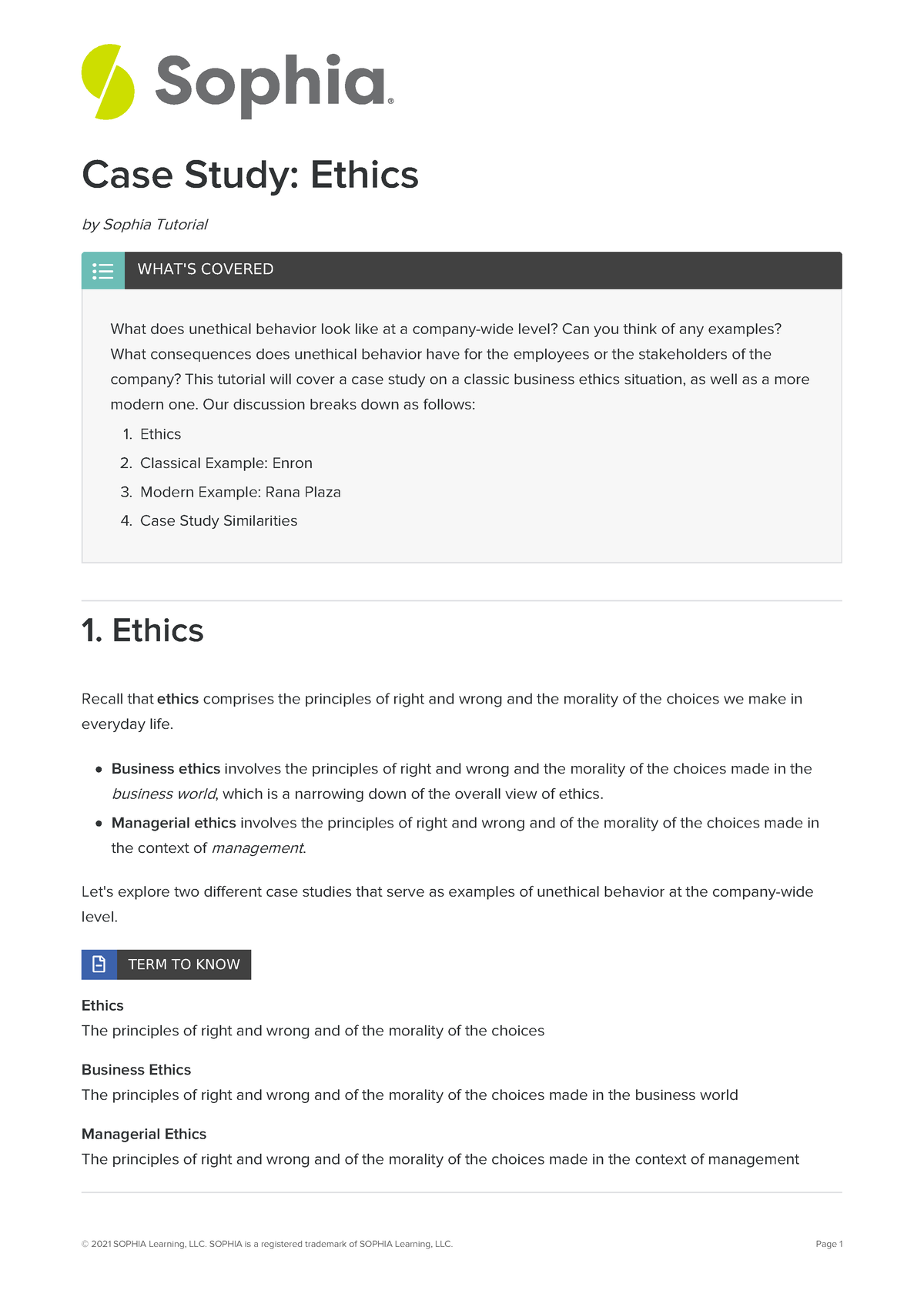 how to analyze an ethical case study