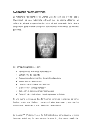 Primer Examen De Imagenología - PREGUNTAS PARA EL EXAMEN DEL PRIMER ...