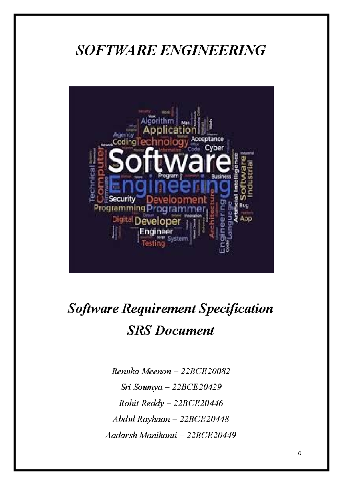 SRS University Management System SOFTWARE ENGINEERING Software