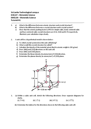 EMA 203 Chapter 3 problem sheet 1 selected answers - SMA 2403 chapter ...