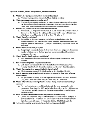 Week 3 Recitation - Week 3 - B Name: Section: ____ Organic Chemistry I ...