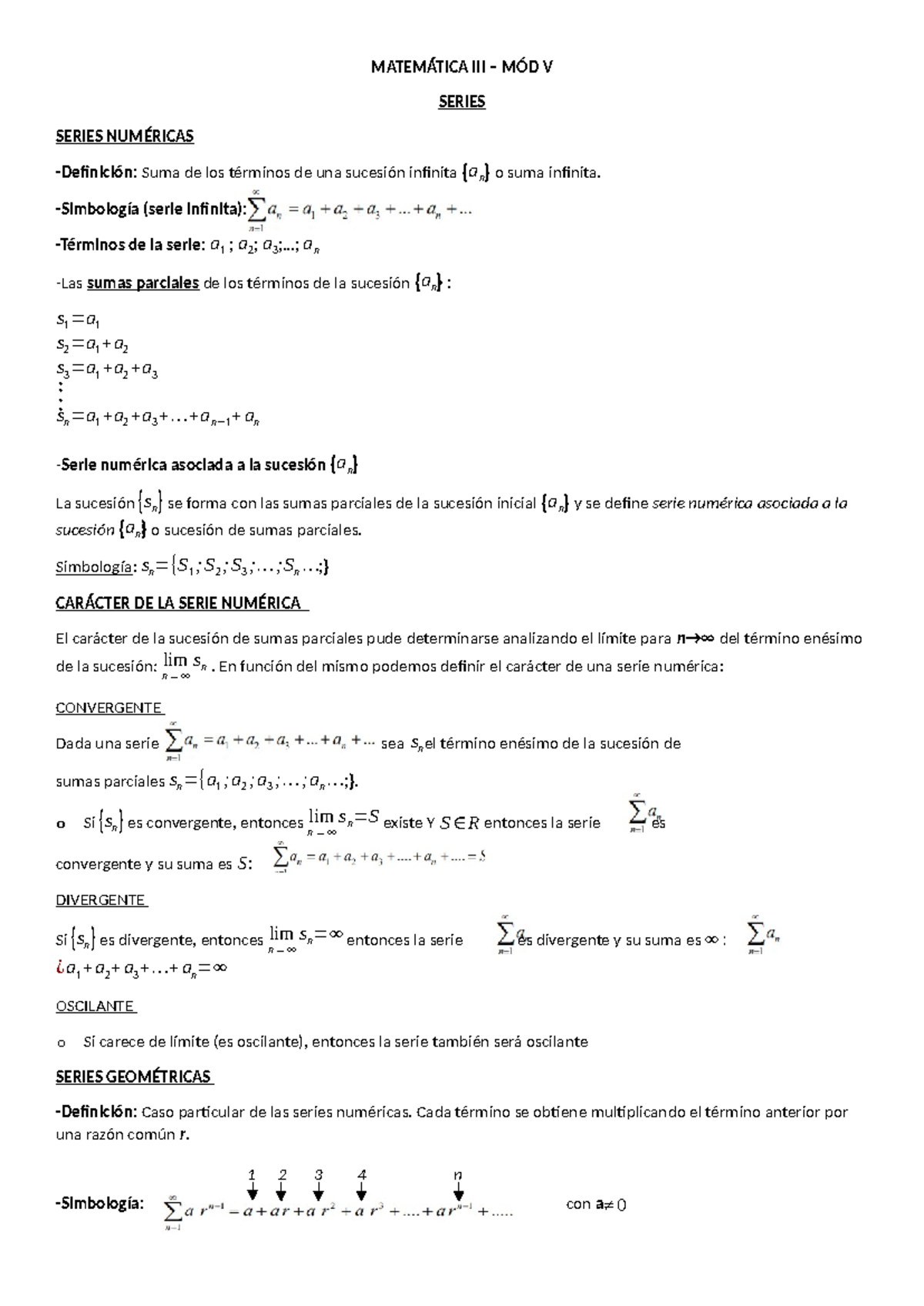 Matemática III- MÓD V - Matemática III- MÓD V - MATEMÁTICA III – MÓD V ...
