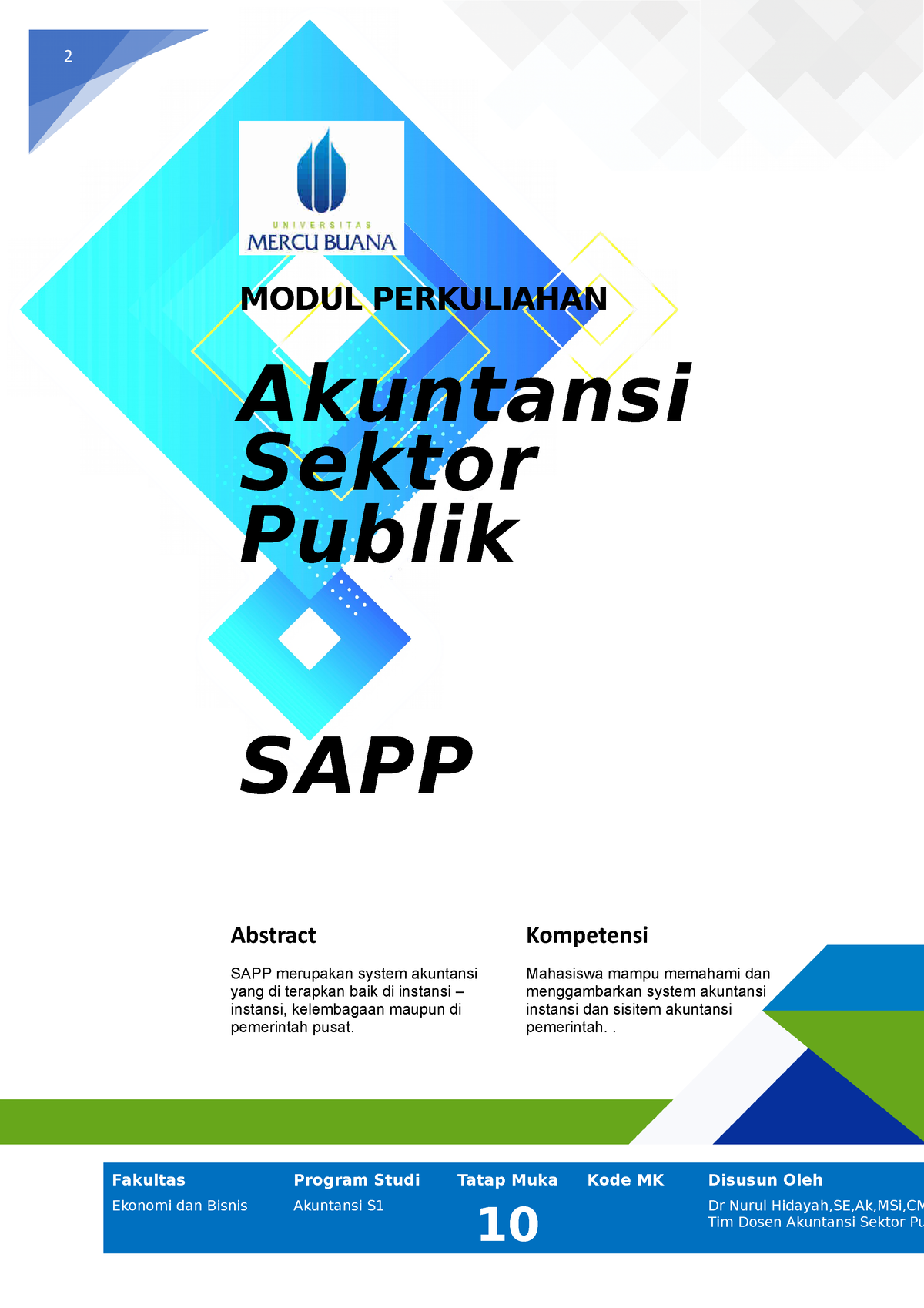 Ccccccccccccccc - ####### 2 MODUL PERKULIAHAN Akuntansi Sektor Publik ...