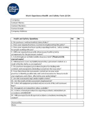 Unit 2 Assignment D - pass - Applied Science Assignment Coversheet ...