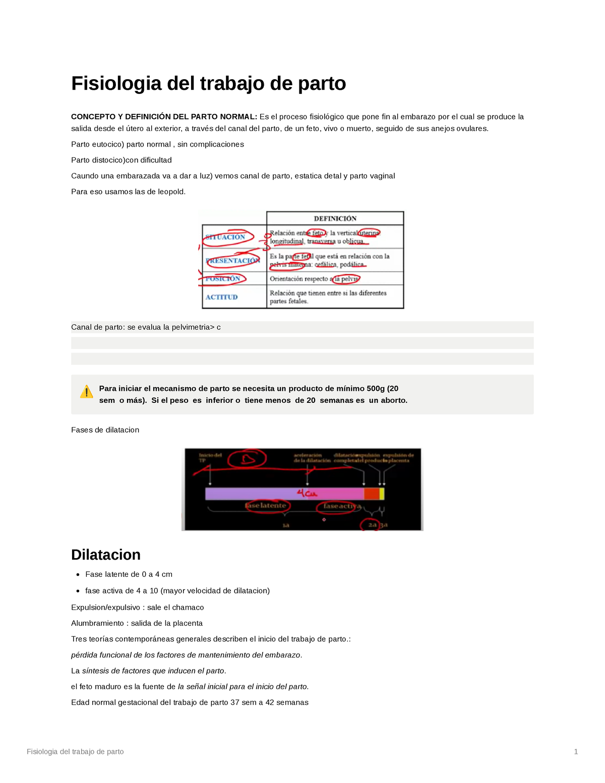 Fisiologia Del Trabajo De Parto - Fisiologia Del Trabajo De Parto ...