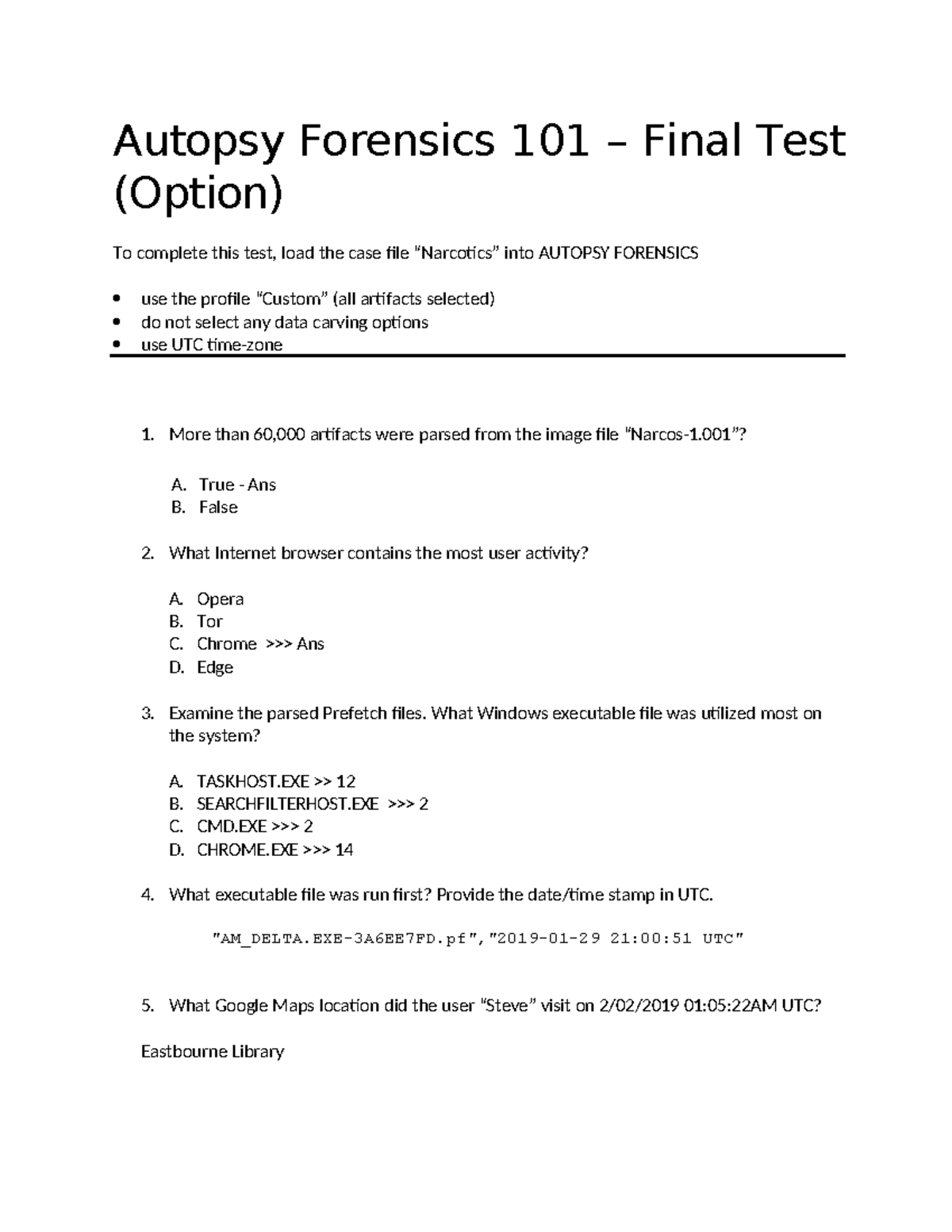 Option 2 Forensics Analysis Individual Final Exam.doc Autopsy