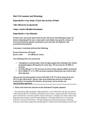 Labster human anatomy bio - BIOL 1110K - Studocu