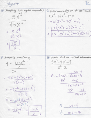Trigonometry Review Mat252 Studocu Trigonometry Review Mat252 Studocu