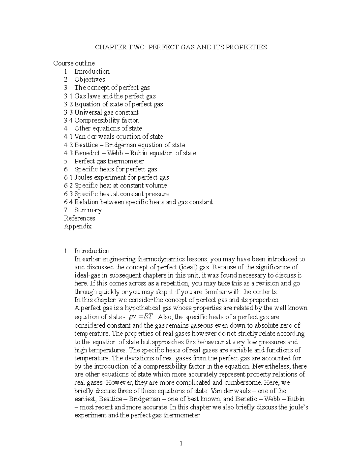 chapter-two-perfect-gas-and-its-properties-chapter-two-perfect-gas