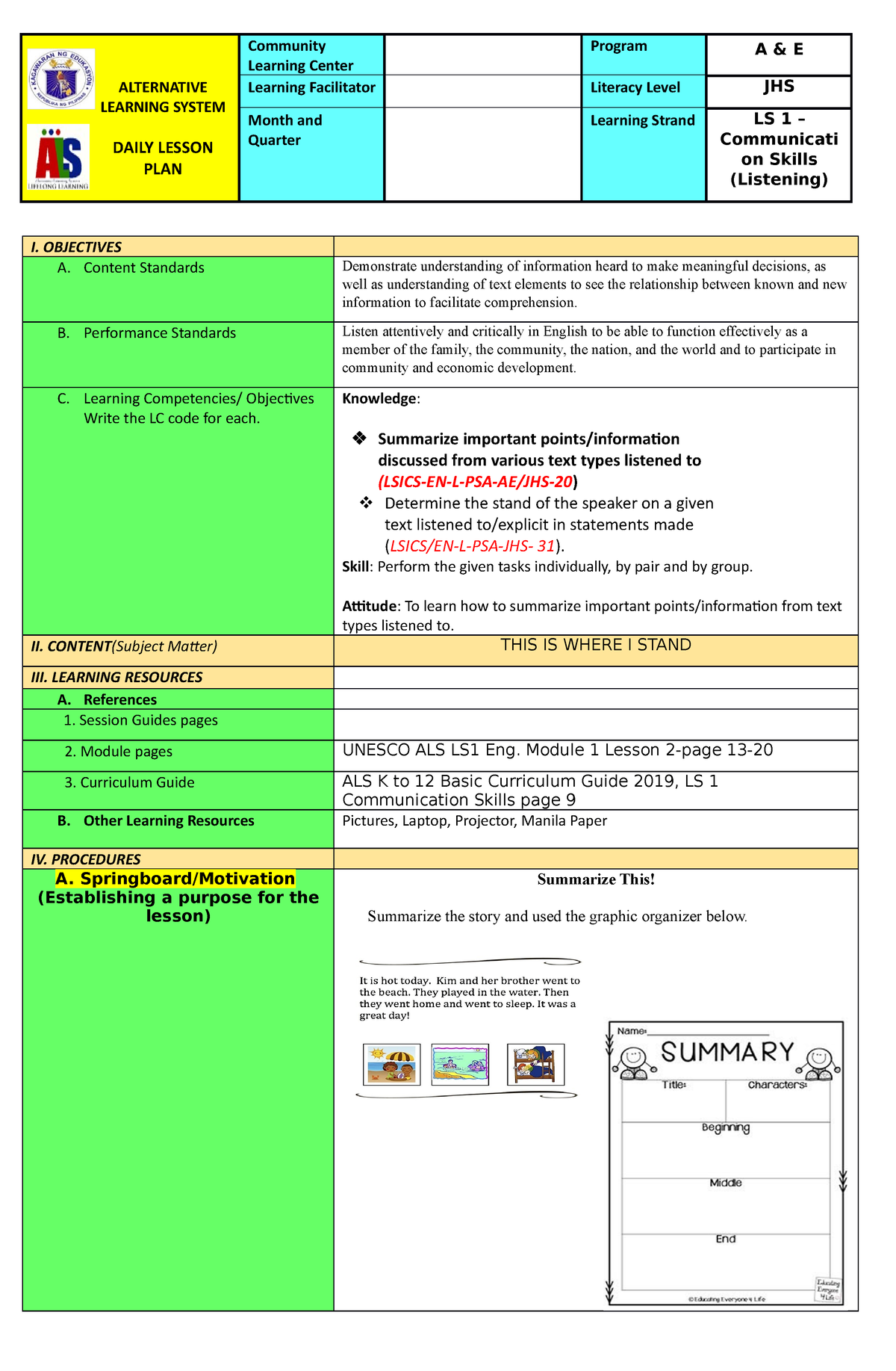 ls1-eng-dlp-jhs-summarizing-alternative-learning-system-daily