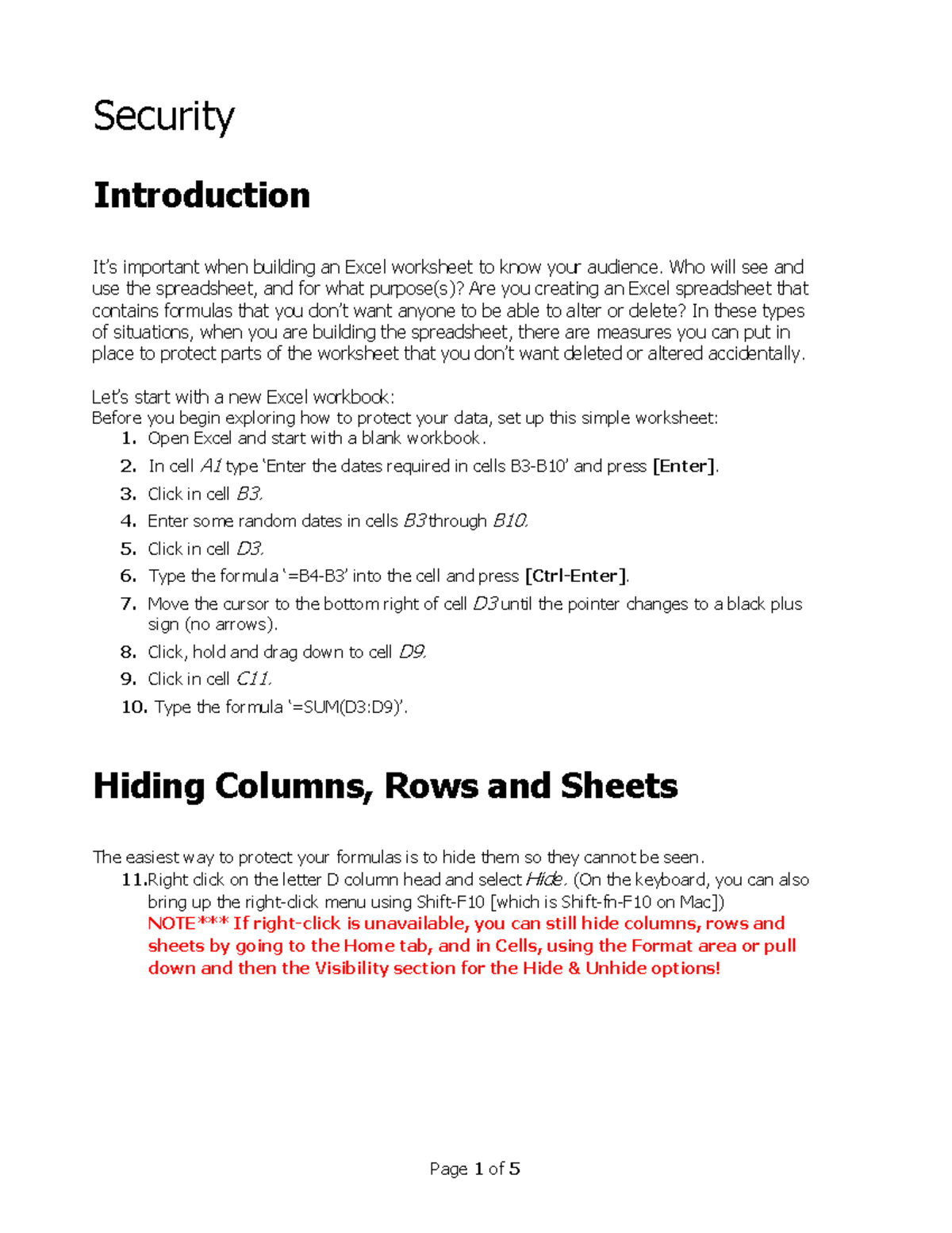 Lecture 4 - Security - Security Introduction It’s important when ...