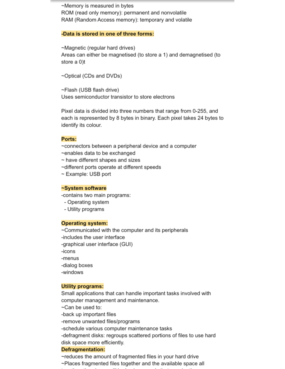 CGS 2 - Microcomputers lecture notes and exam practice - CGS 2060 - Studocu