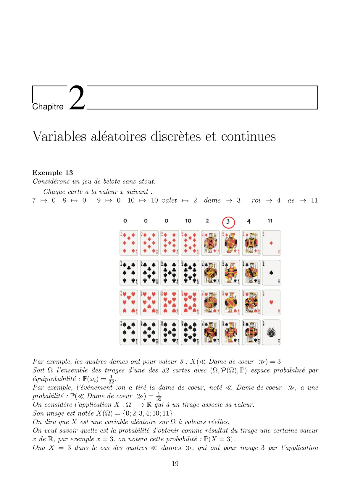 Map Prob Chap 2 - Chapitre 2 Variables Al ́eatoires Discr`etes Et ...