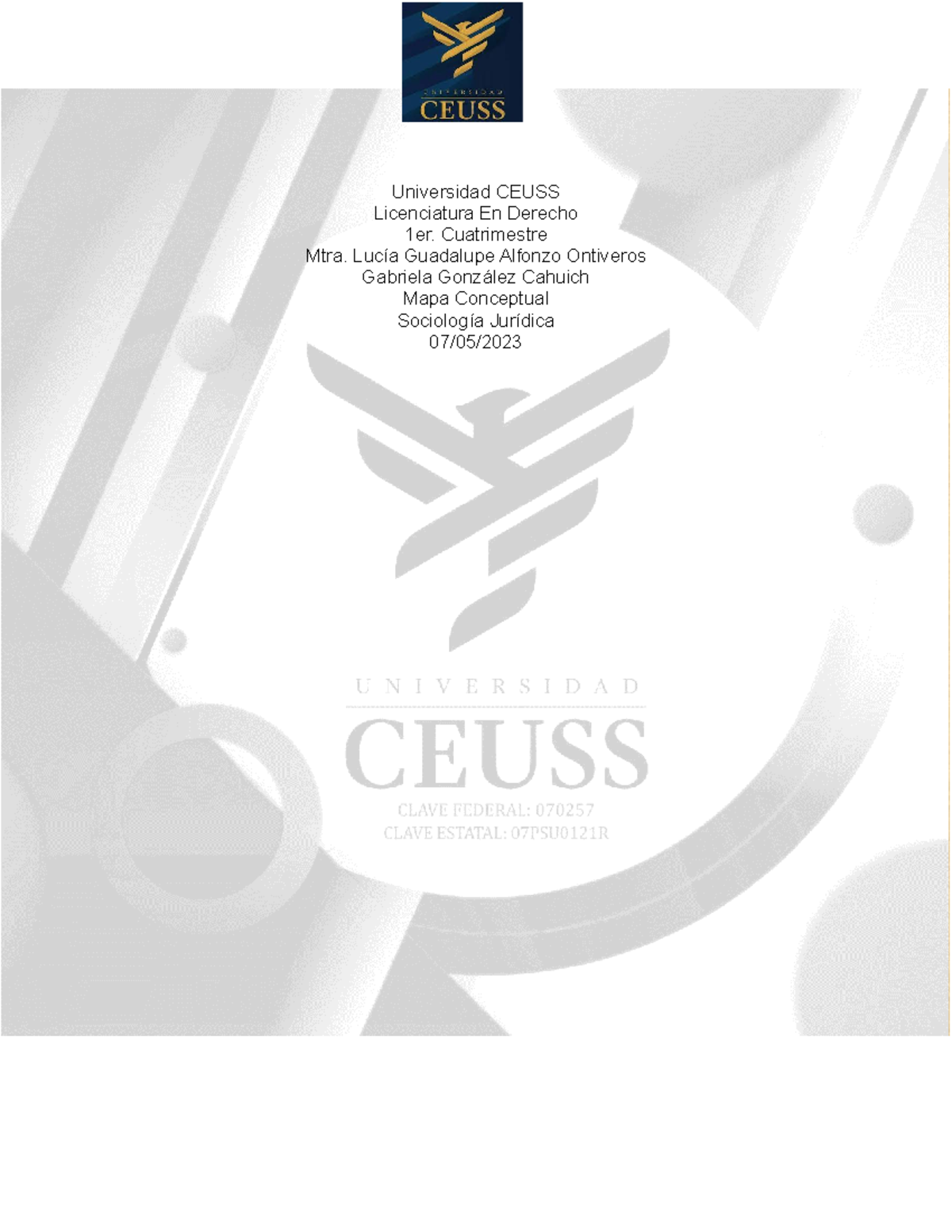Sociología Jurídica - mmmmmmm - Universidad CEUSS Licenciatura En ...
