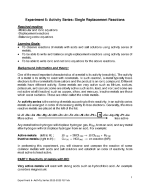 iodine clock reaction experiment lab report