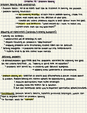 Cognition - notes and whatever - Cognition Midterm Notes: Chapter 1 ...