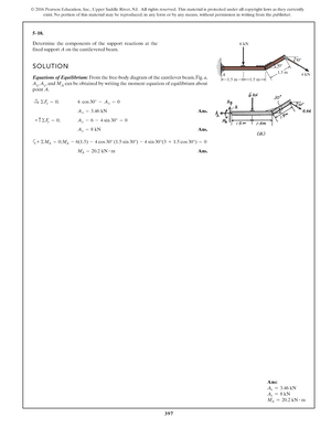 Ch. 2 - SOLUTION MANUAL FROM THE BOOK STATICS OF RIGID BODIES 14TH ...