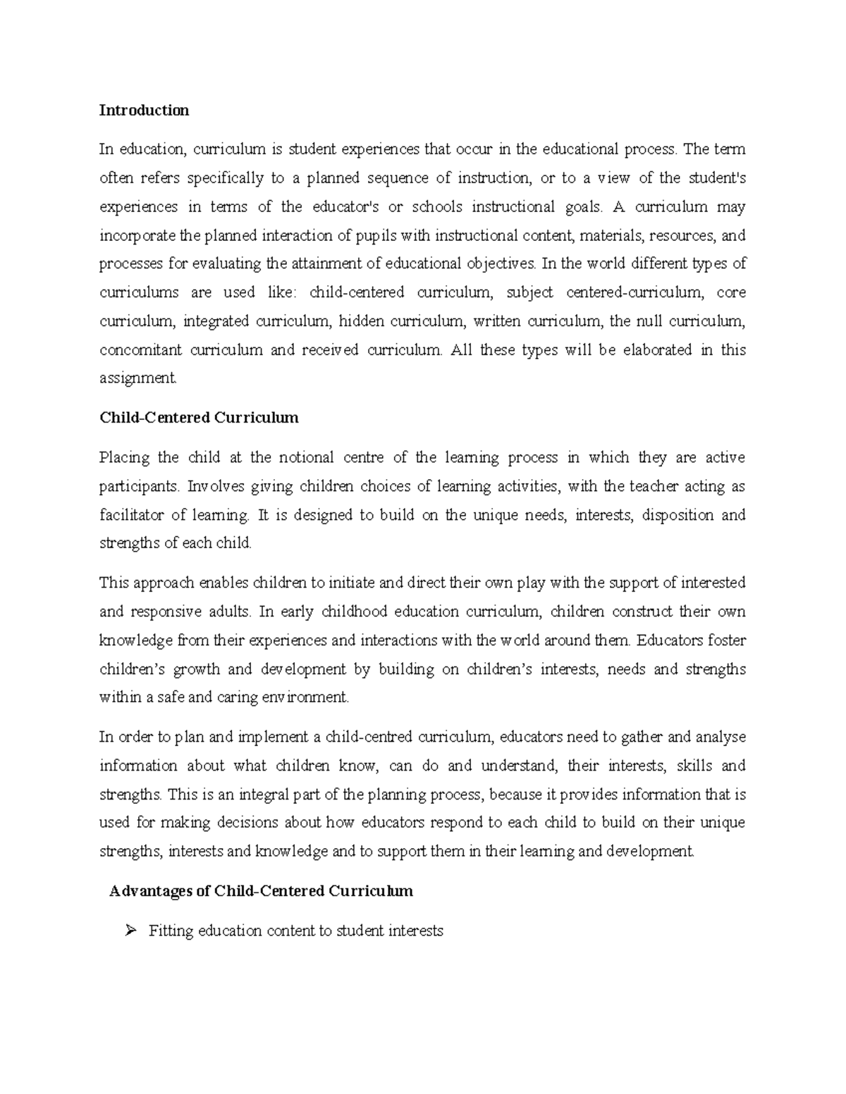 Curriculum Development practices - Introduction In education ...