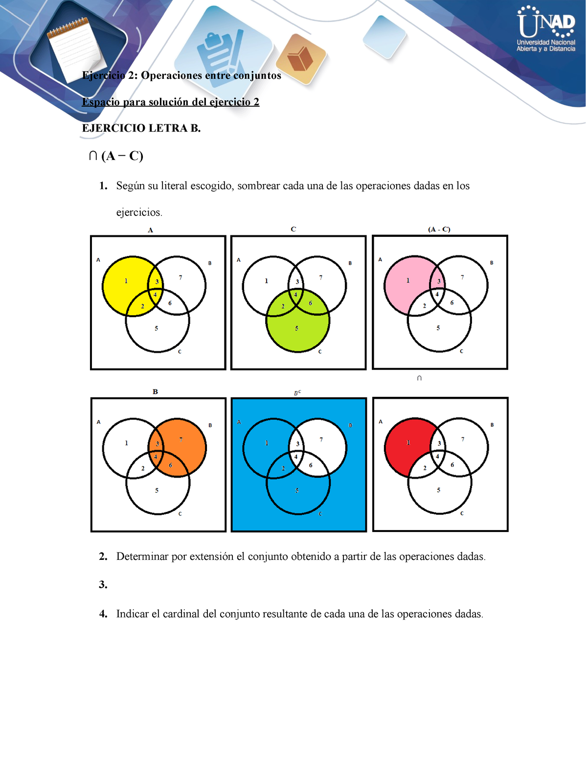 Avance Ejercicio 2 Letra B Lesly Hernández - Ejercicio 2: Operaciones ...